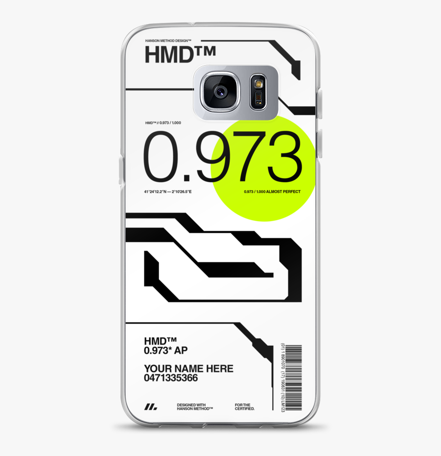 S10 06 Mockup Case On Phone Default Samsung Galaxy - Mobile Phone, HD Png Download, Free Download