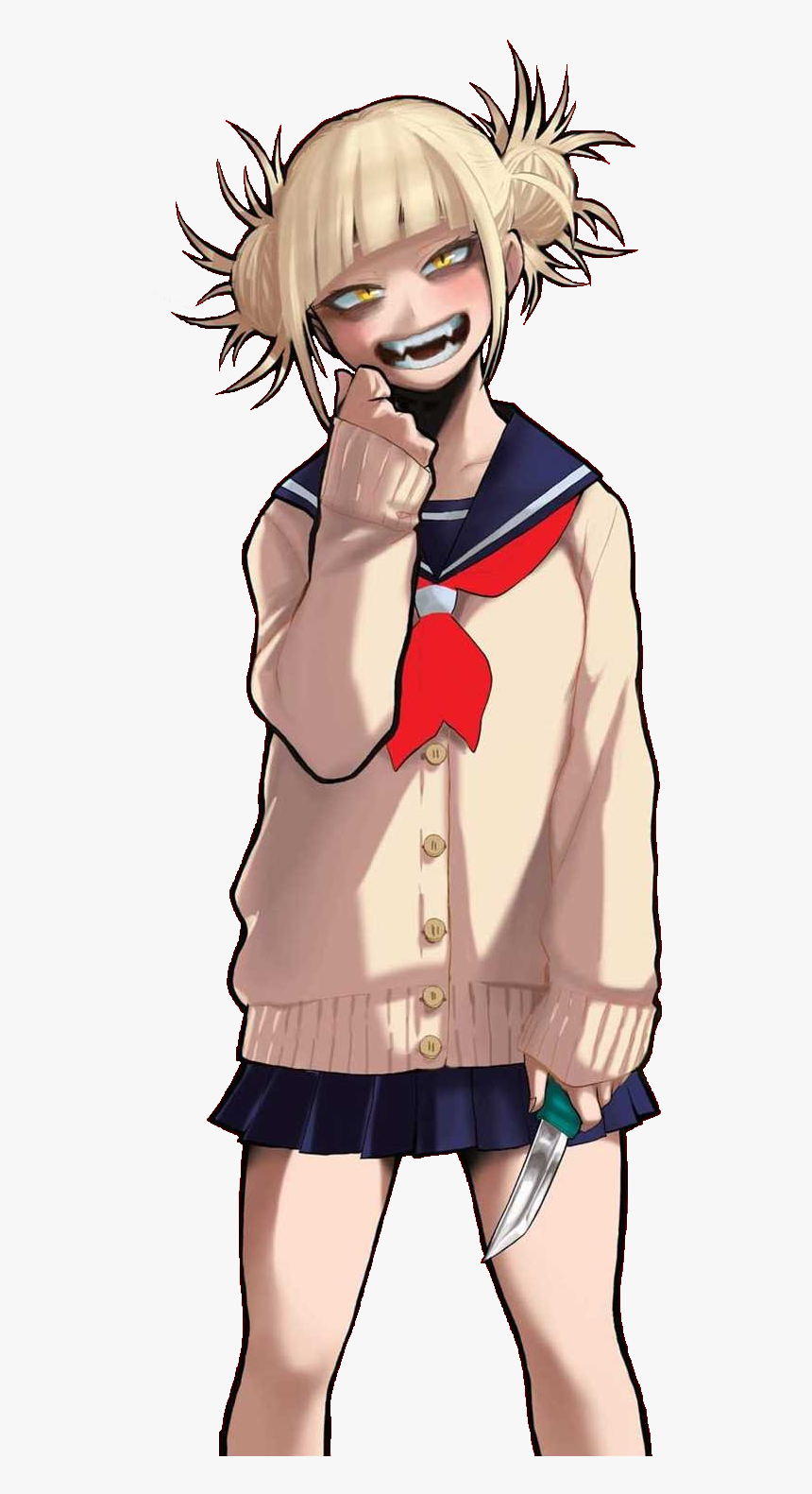 Himiko Toga Colour - Psycho Girl My Hero Academia, HD Png Download is free transparent...
