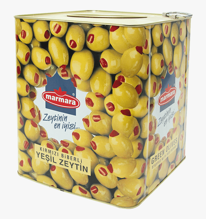 Kırmızı Biberli Yeşil Zeytin - Olive, HD Png Download, Free Download