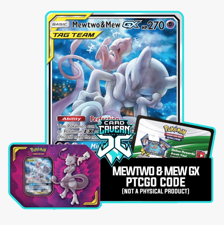 Mew And Mewtwo Gx, HD Png Download, Free Download