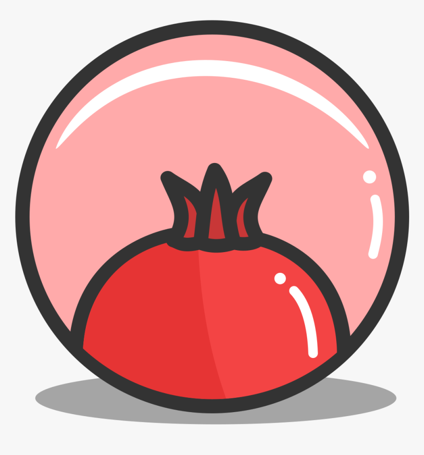 Button Pomegrante Icon - Icon, HD Png Download, Free Download