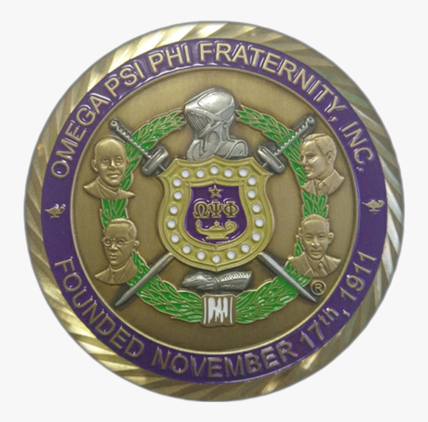 Omega Psi Phi Crest Png - Emblem, Transparent Png, Free Download