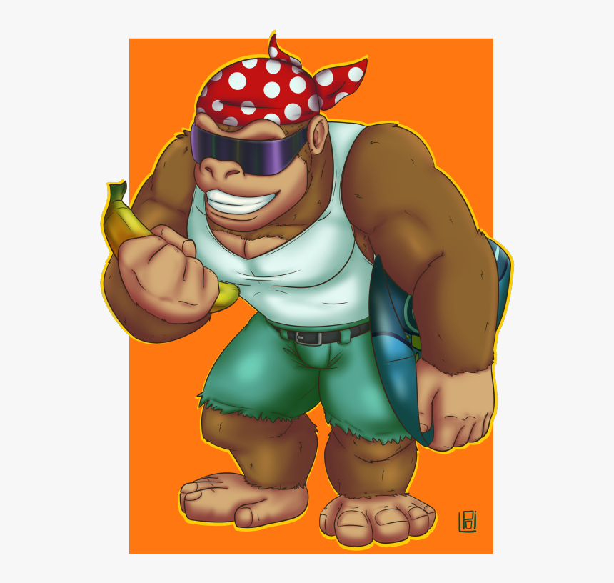 Funky Kong Fan Art, HD Png Download, Free Download