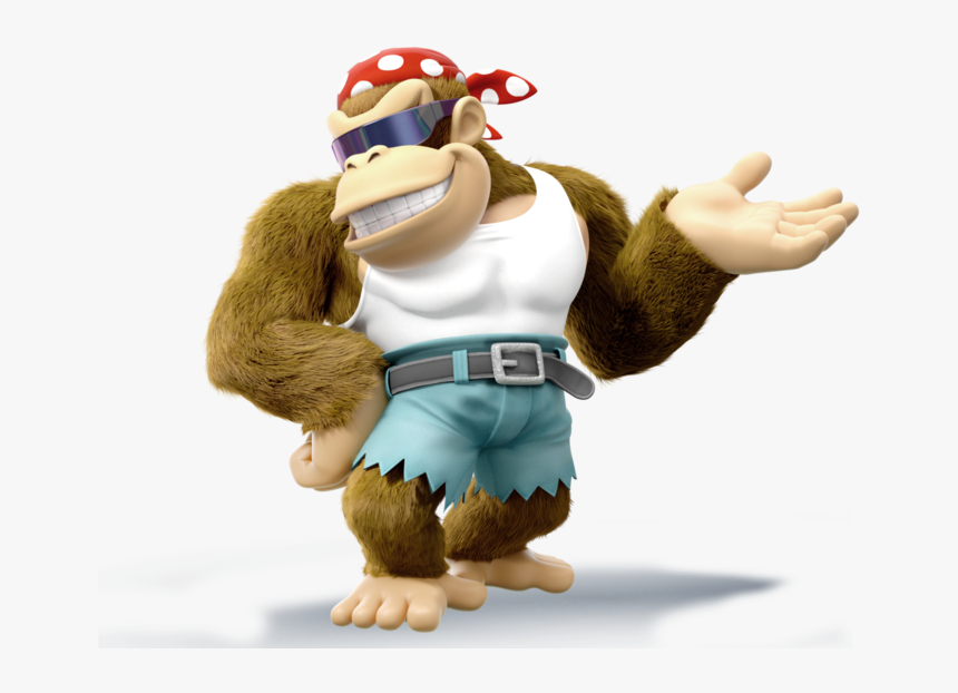 Funky Kong Smash4 Styled Render By Machriderz-d7ri2t4 - Funky Kong, HD Png Download, Free Download