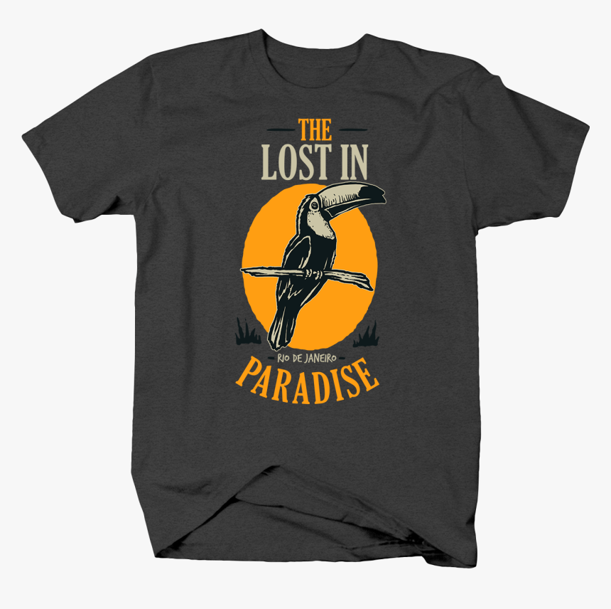 Tucan Lost In Paradise Rio De Janeiro Tropical Travel - Employee Of The Month T Shirt, HD Png Download, Free Download