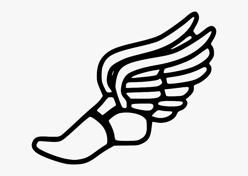 Greekroman Mythology Hermes - Track And Field Winged Foot, HD Png ...