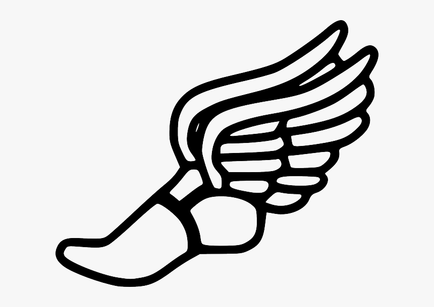 Greekroman Mythology Hermes - Track And Field Winged Foot, HD Png Download, Free Download