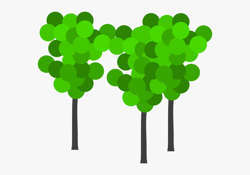 3 Vector Leafy Tree - Cartoon Tree, HD Png Download, Free Download