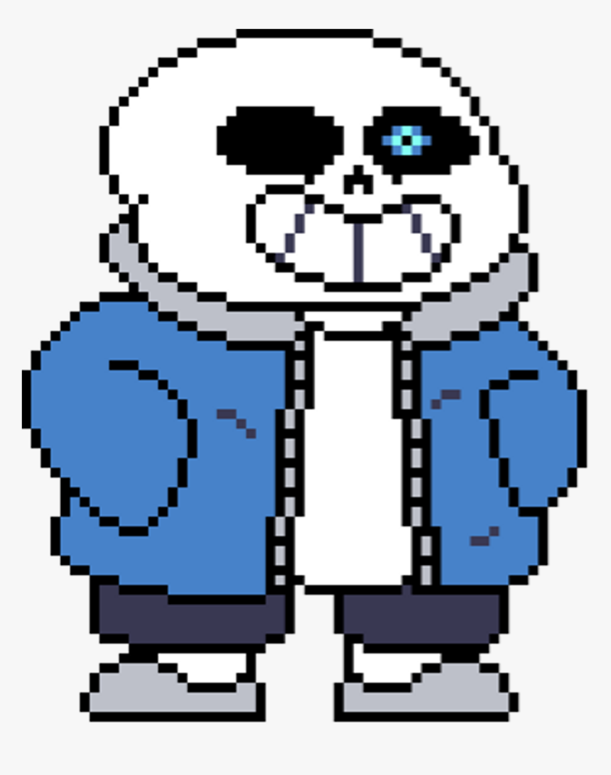 Underpants Sans Colered Sprite - Underpants Sans Pixel Art, HD Png Download, Free Download