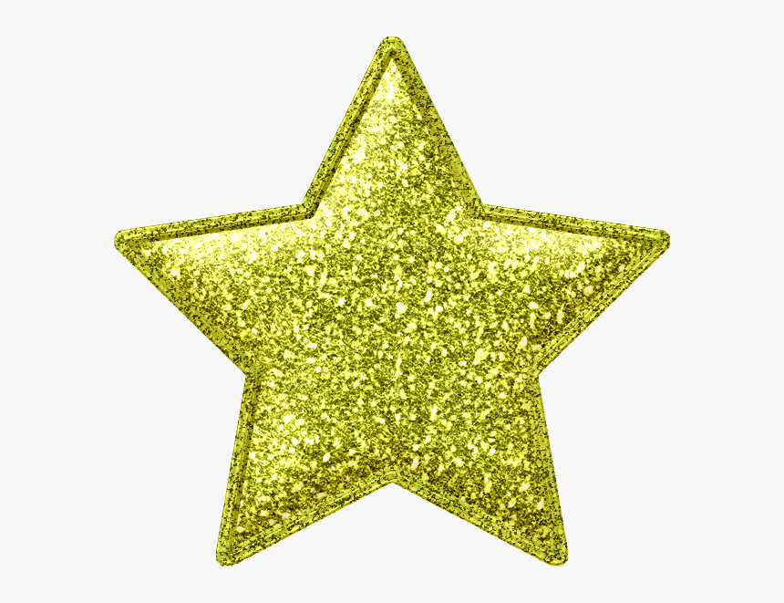 Lime Clipart Green Stars - Green Glitter Star Clipart, HD Png Download, Free Download
