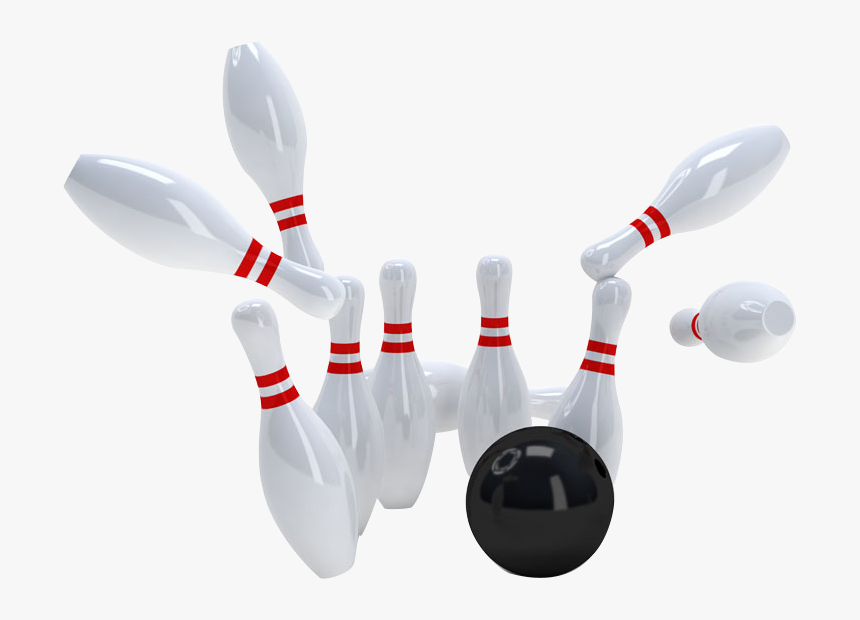 Bowling Strike Png - Ten-pin Bowling, Transparent Png, Free Download