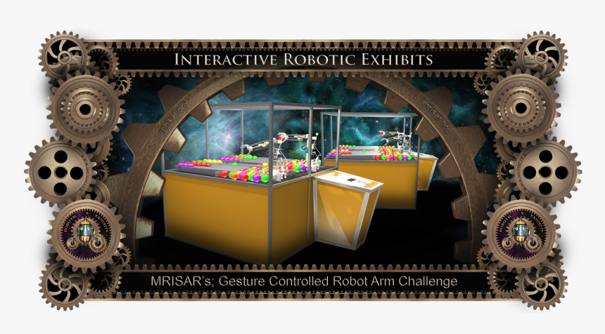 Gesture Controlled Robot Arm Challenge Exhibit - Exhibit Design About Robit, HD Png Download, Free Download