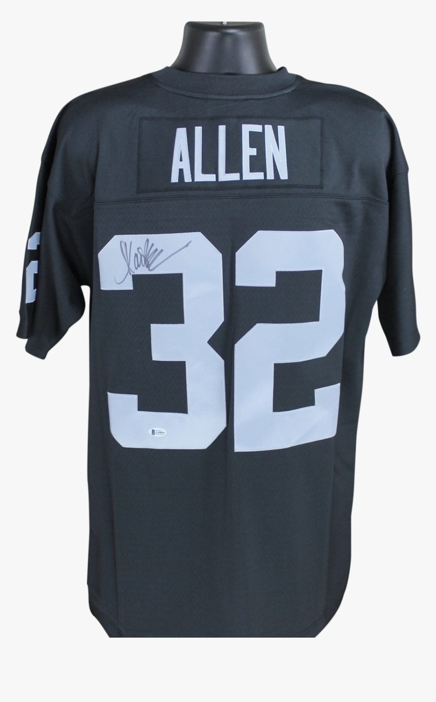 Marcus Allen Autographed Oakland Raiders Black Mitchell - Active Shirt, HD Png Download, Free Download