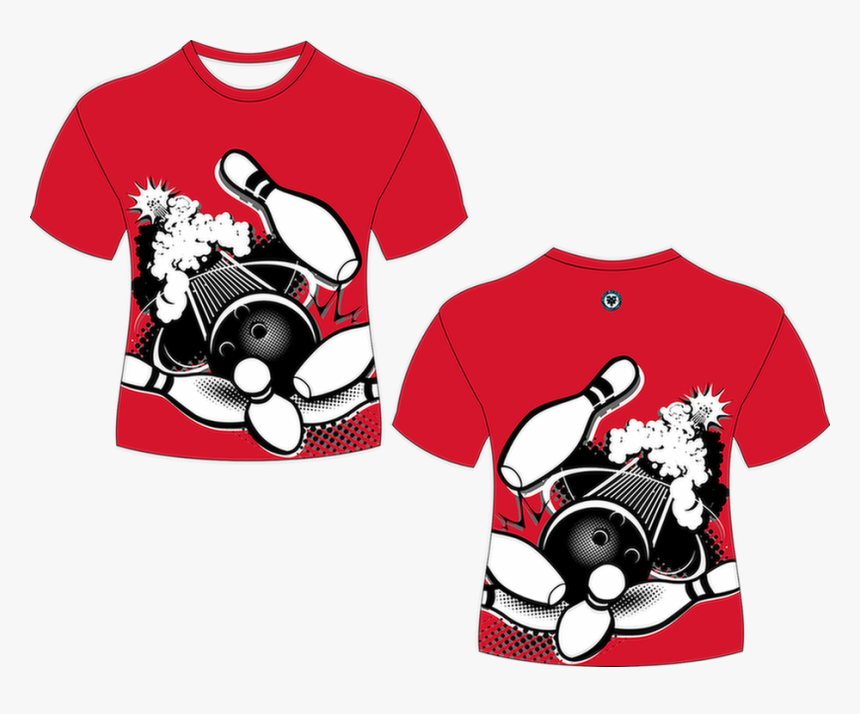 Bowling Shirt Blast Strike - Cartoon, HD Png Download, Free Download