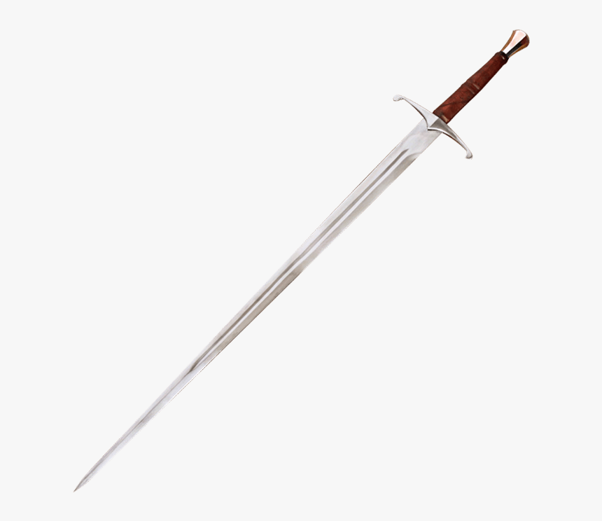 Two Handed Danish Sword With Scabbard - Long Sword, HD Png Download, Free Download