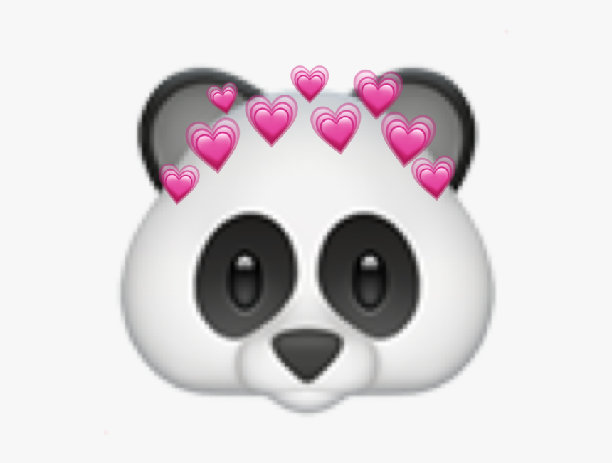 Emoji Iphoneemoji Panda Pandaemoji Pandalove Cute パンダ 絵文字 Hd Png Download Kindpng