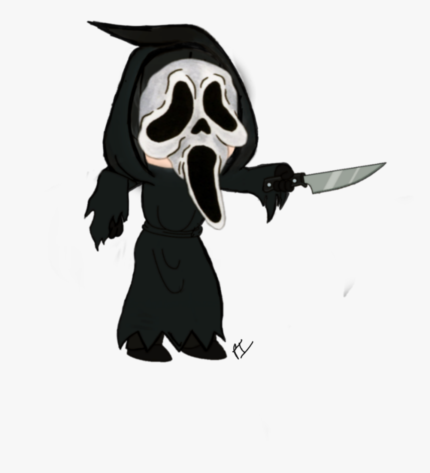 #gacha #ghostface #scream #parietalimagination - Cartoon, HD Png Download, Free Download