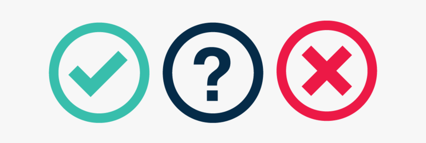 Check Question X - Circle, HD Png Download, Free Download