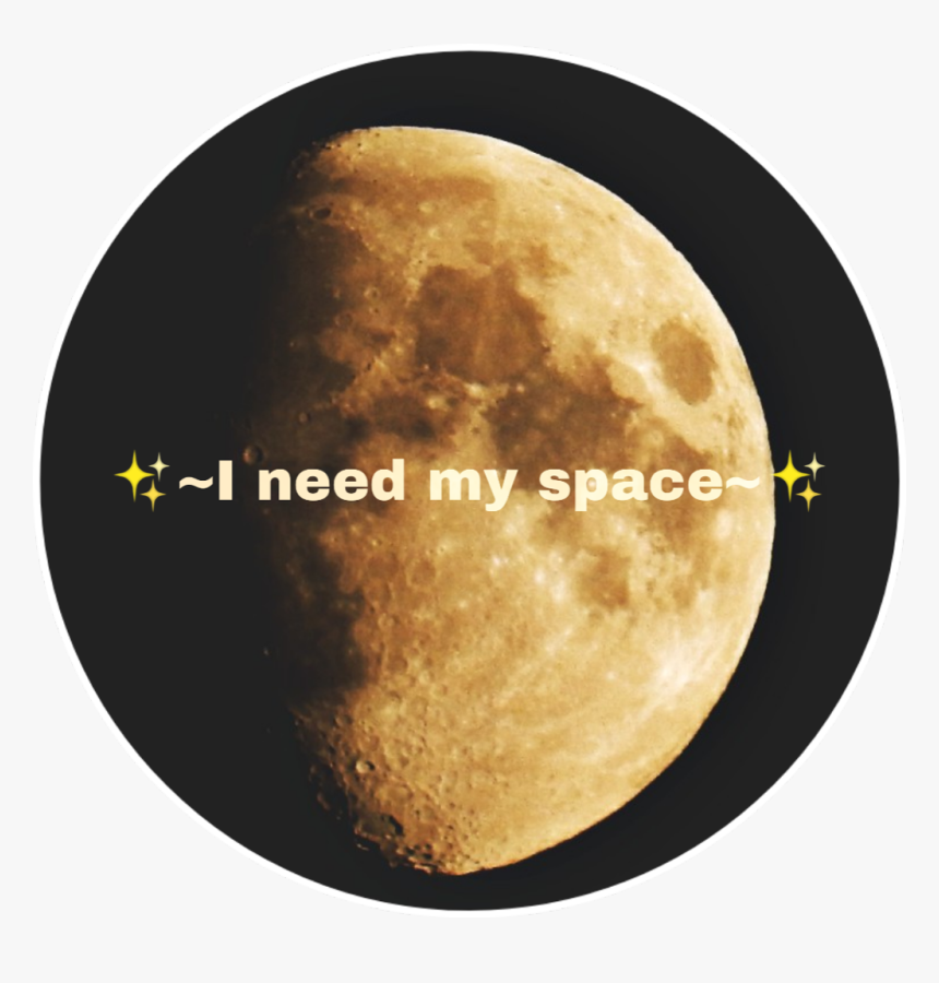 #ineedmyspace #moon #tumblr - November 7 2019 Moon, HD Png Download, Free Download