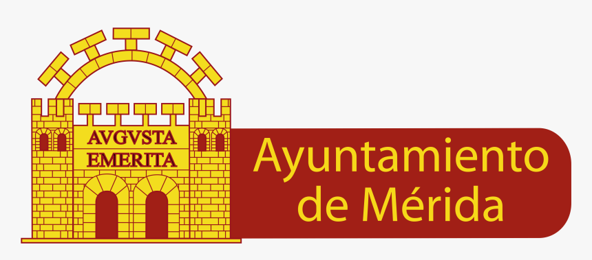 Escudo De Mérida Bandera Mérida Logo Ayto Mérida - Ayuntamiento De Merida, HD Png Download, Free Download