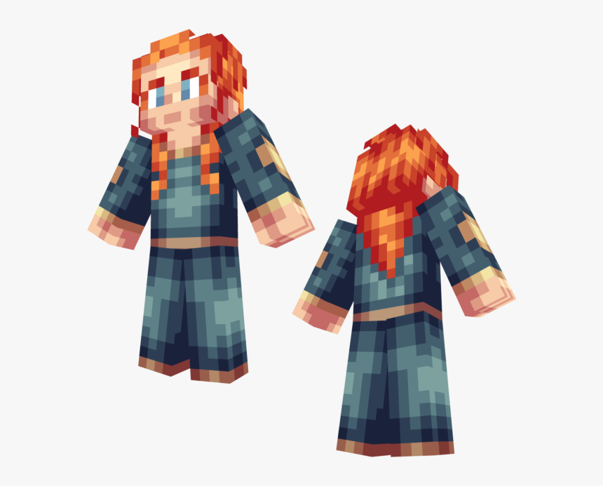 Merida Brave Minecraft Skin, HD Png Download, Free Download