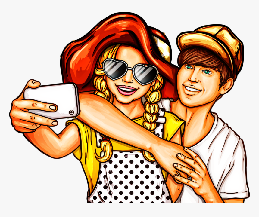 #amor #pareja #novios #amigos #selfie, HD Png Download, Free Download