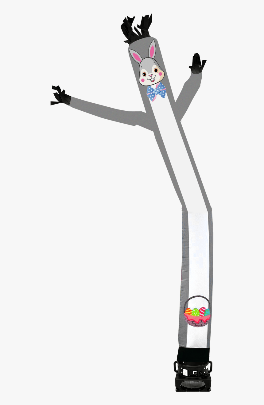 Easter Bunny Rabbit Design 20ft Air Dancers® Inflatable - Cartoon, HD Png Download, Free Download