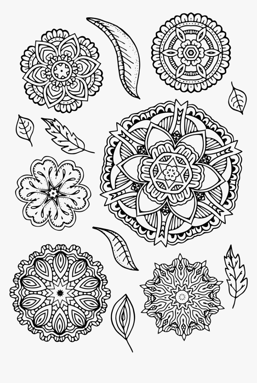 Mandala The 137 Small Mandalas Easy Designs Coloring - Illustration, HD Png Download, Free Download