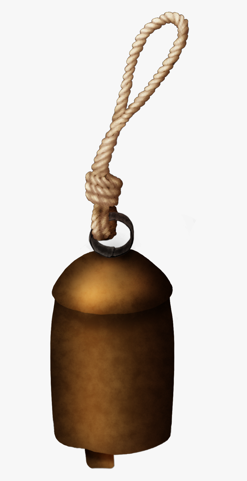 #bell #copper #cowbell #old #rope @picsart #mydrawing - Bomb, HD Png Download, Free Download