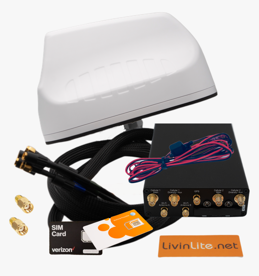 Ultimate Road Warrior Rv & Boat Internet Access Bundle - Storage Cable, HD Png Download, Free Download