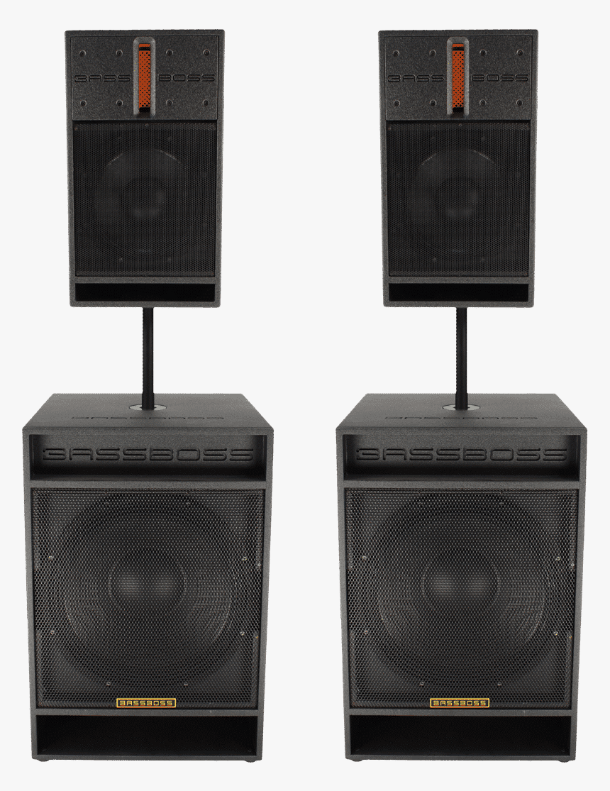 Bassboss 2 Dj21s Powered Subwoofers, 2 Dv12 Powered - Computer Speaker, HD Png Download, Free Download