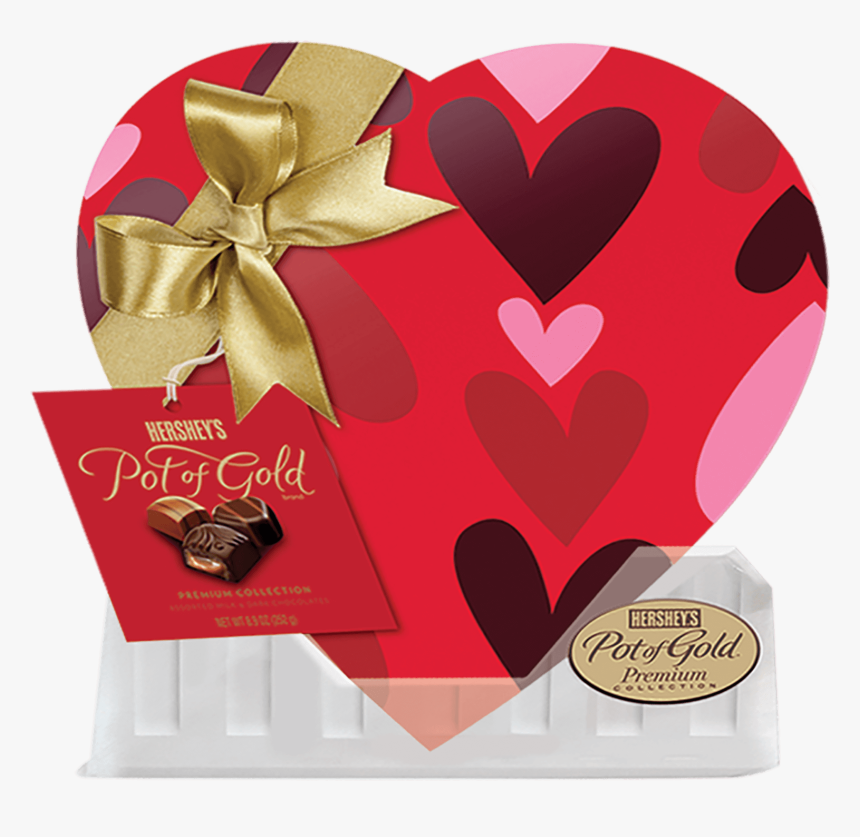Image Of Hershey"s Pot Of Gold Premium Assorted Chocolates, - Heart, HD Png Download, Free Download