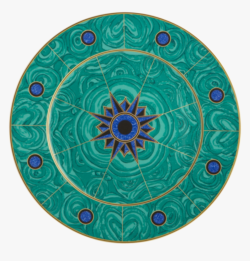 Malachite Service Plate - Circle, HD Png Download, Free Download