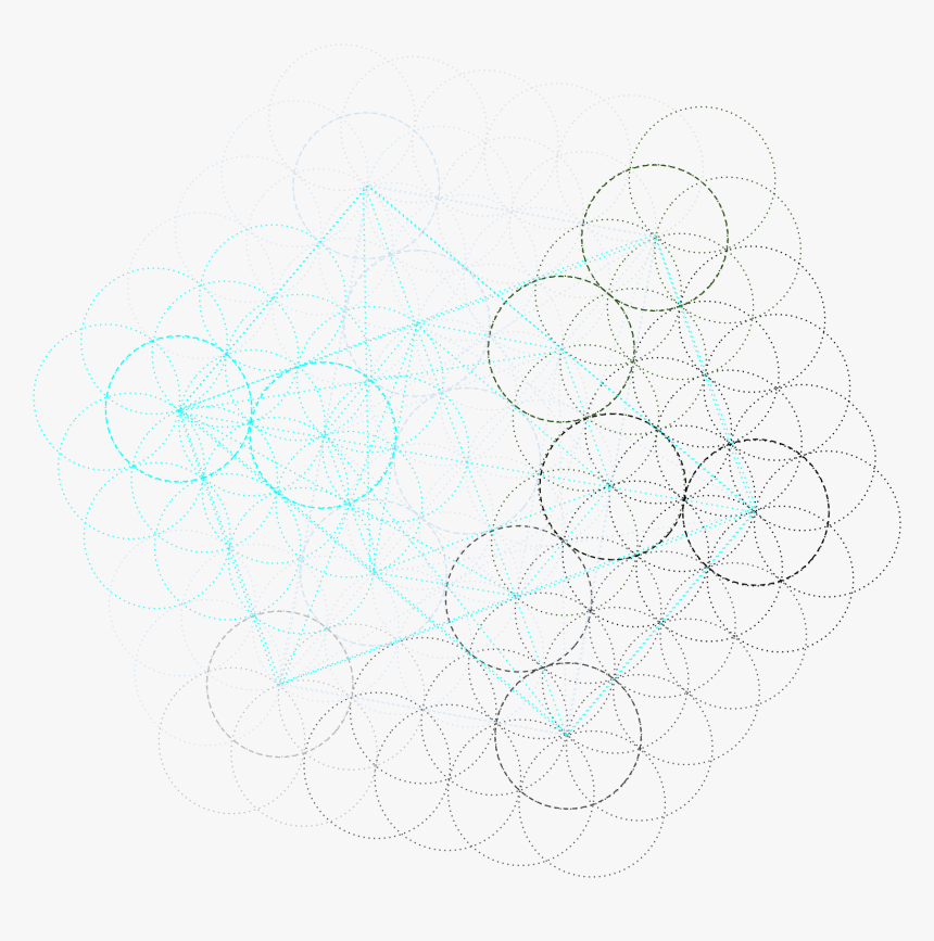 Metatrons Cube Png - Circle, Transparent Png, Free Download