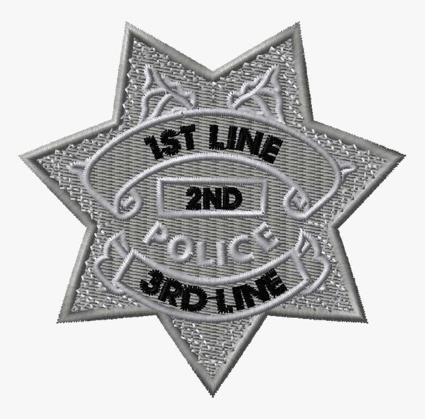 Deco Stk Emb Le Badge Star 7pt Silver - Emblem, HD Png Download, Free Download