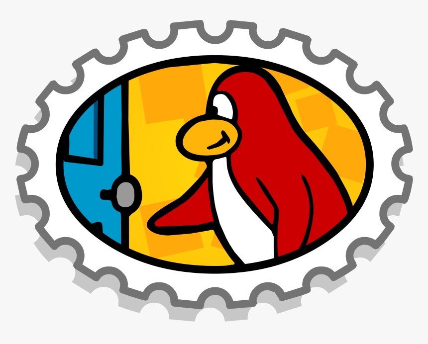 Club Penguin Rewritten Wiki - Club Penguin Red Stamp, HD Png Download, Free Download