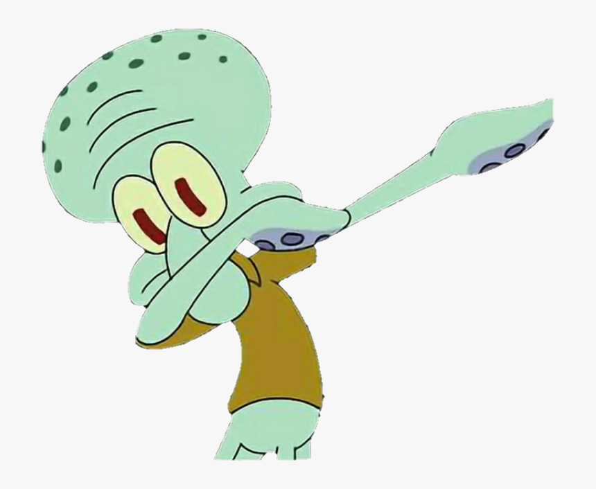 Squidward Dabbing, HD Png Download, Free Download