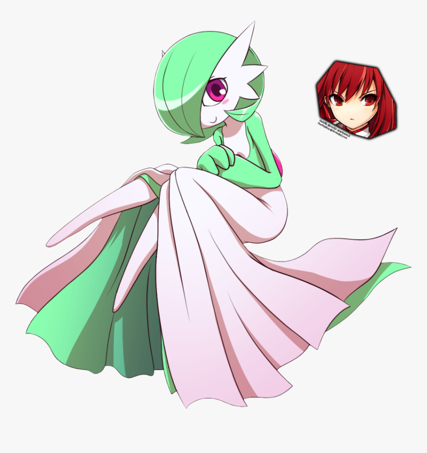 Gardevoir Transparent Character Pokemon Image Library - Gardevoir Fan Art Cute, HD Png Download, Free Download