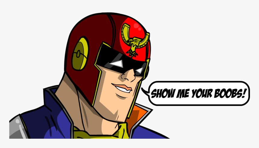 Shon Me Your Boobs Captain Falcon Fictional Character - Your Stick Figure Family, HD Png Download, Free Download