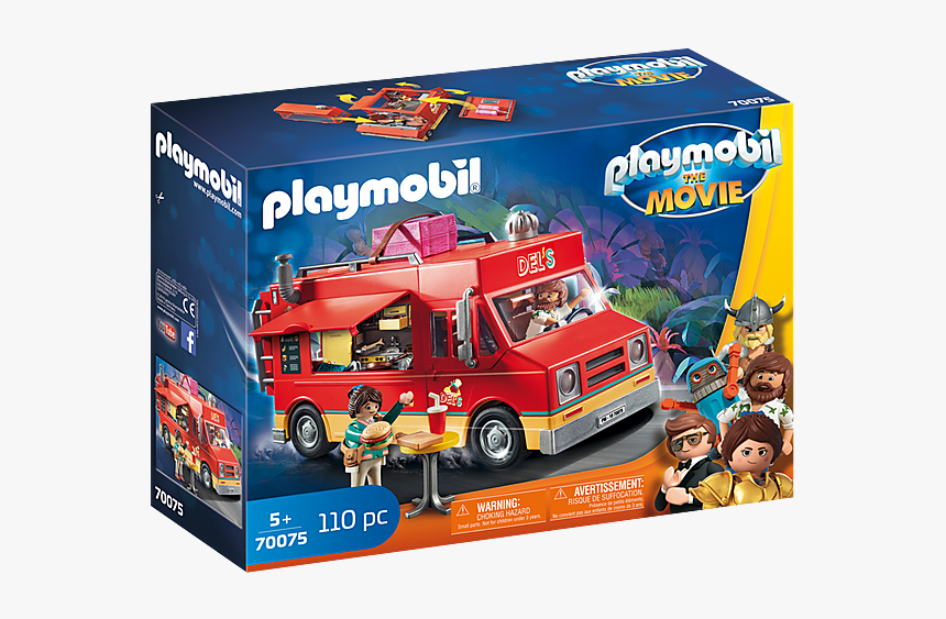 Playmobil The Movie Dels Food Truck, HD Png Download, Free Download