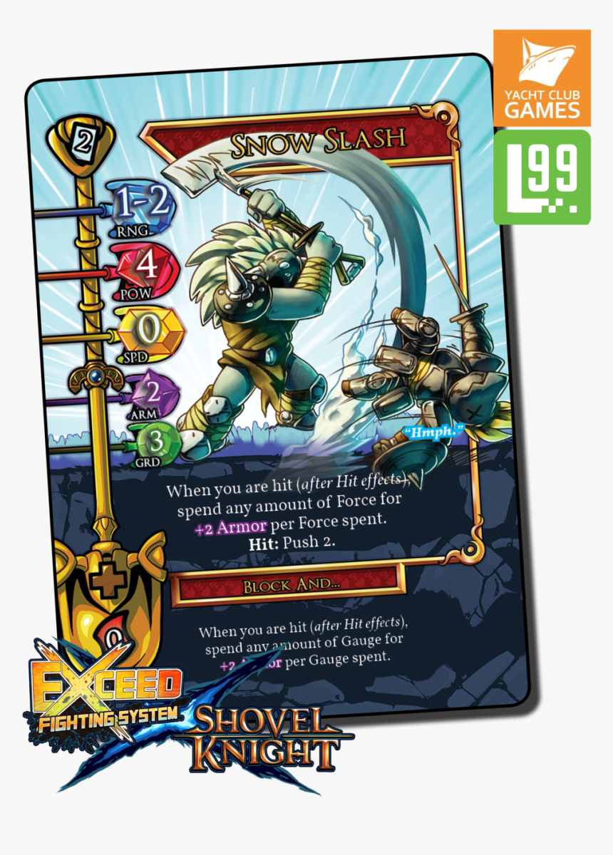 Exceed Card Previews - Exceed Fighting System Shovel Knight, HD Png Download, Free Download