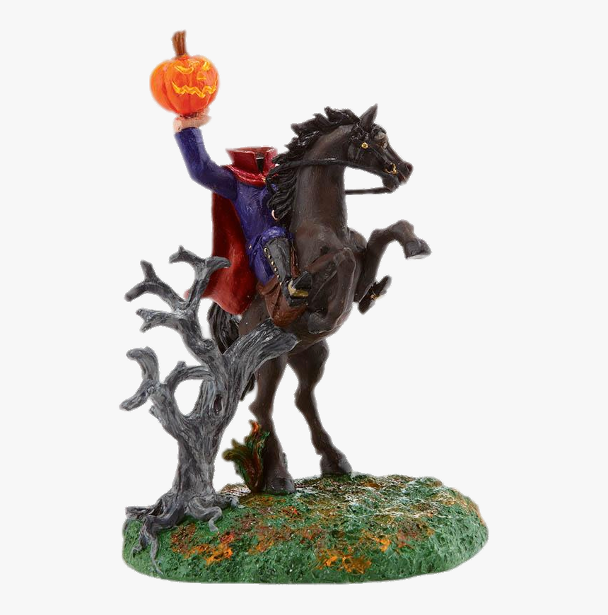 Headless Horseman Halloween Statuette - Headless Horseman, HD Png Download, Free Download