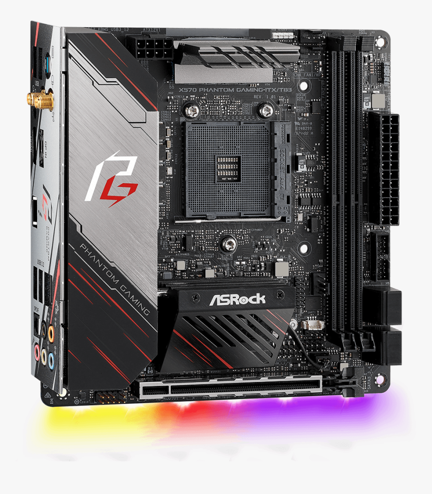 Mutant X570 Motherboard From Asrock Disables Default - Asrock X570 Phantom Gaming Itx Tb3, HD Png Download, Free Download