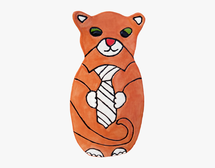 Cat Themed Wall Decor Orange Cat - Cartoon, HD Png Download, Free Download