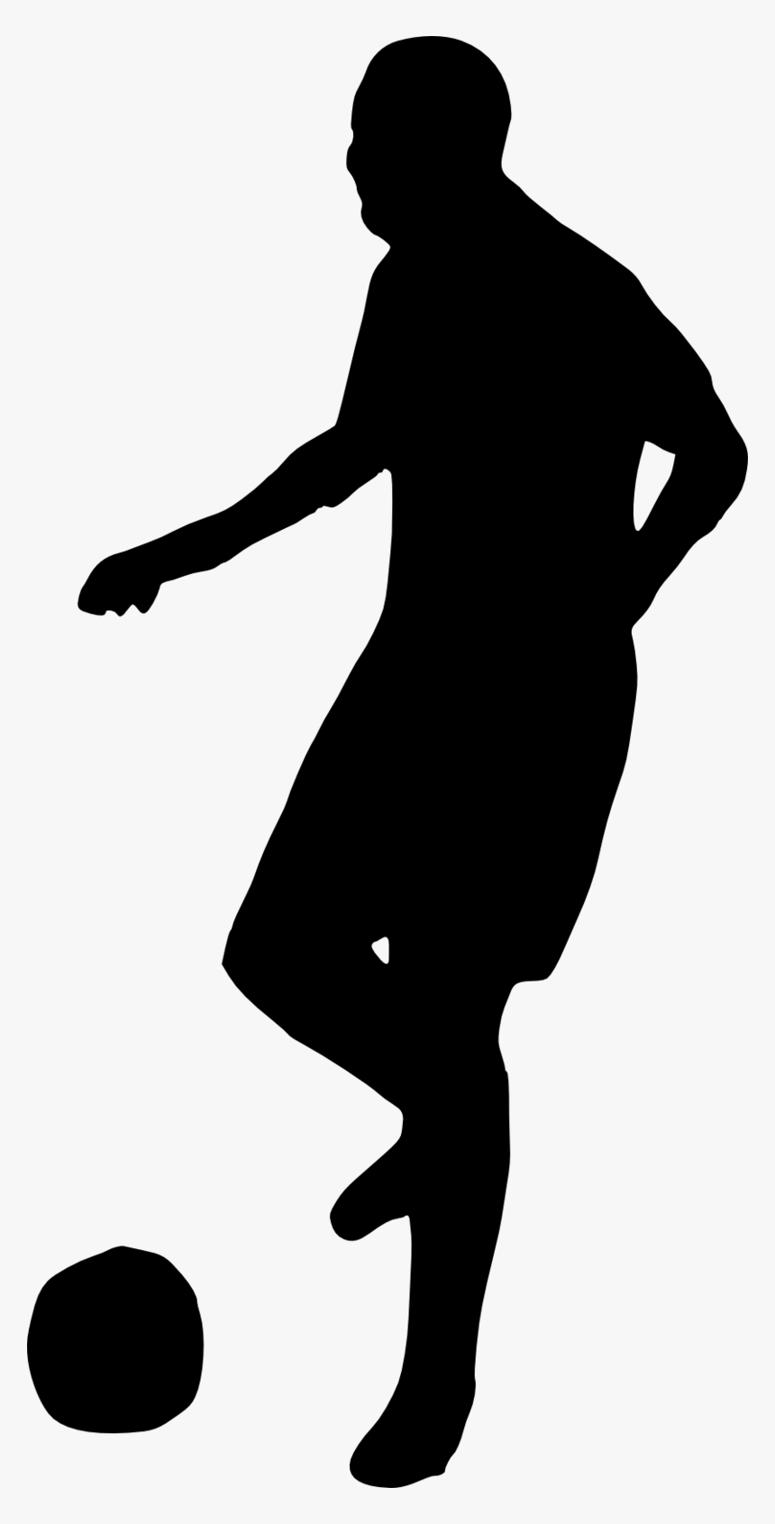 Free Png Football Player Silhouette Png Images Transparent - Silhouette, Png Download, Free Download