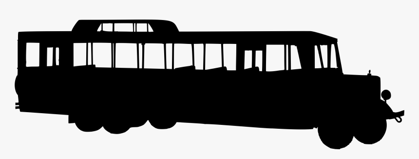 Bus Silhouette Png - Portable Network Graphics, Transparent Png, Free Download