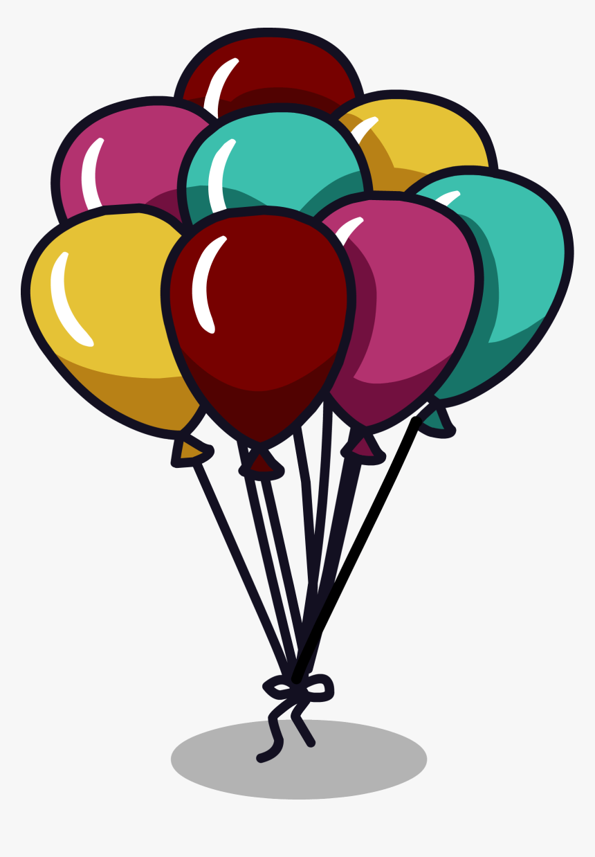 Real Balloons Png - Club Penguin, Transparent Png, Free Download