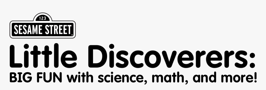 Little Discoverers Logo With Elmo Little Discoverers, - Sesame Street Sign, HD Png Download, Free Download