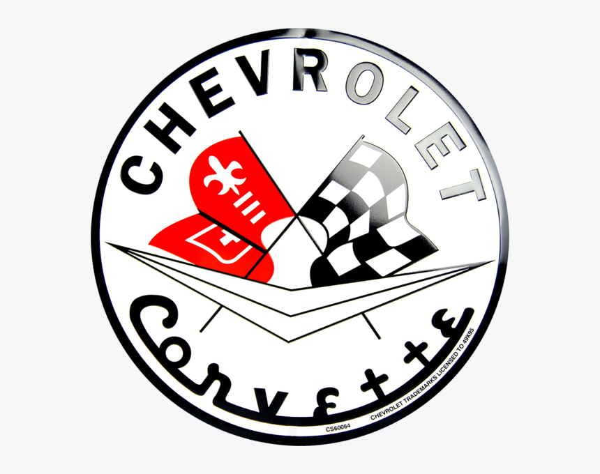 Chevrolet Corvette Circle Sign Clipart , Png Download - Chevrolet Corvette C1 Logo, Transparent Png, Free Download