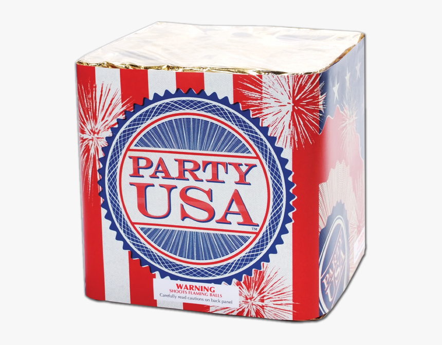 Red White And Blue Usa Party Finale Cake Fireworks - Party In The Usa Firework, HD Png Download, Free Download